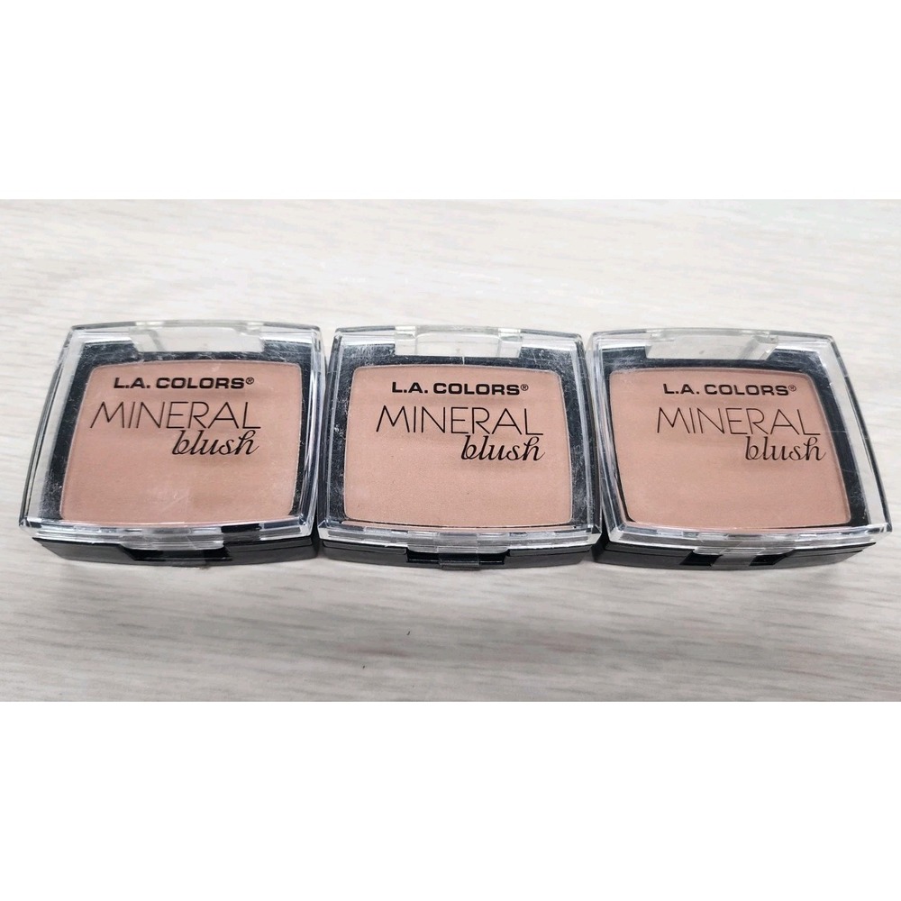 L.A. COLORS Mineral Blush Golden CMB857 0.15 Oz Cruelty Free Lot‎ Of 3 New